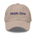Made New Embroidered Hat in Stone, front