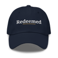 Redeemed Embroidered Hat in Navy, front