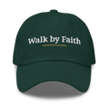 Walk by Faith Embroidered Hat in Spruce, front