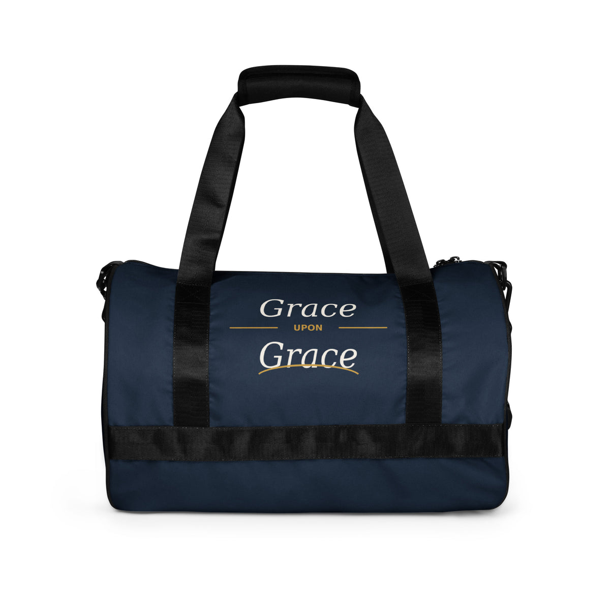 Grace Upon Grace Gym Bag – All-Over Print Gym Bag, back view
