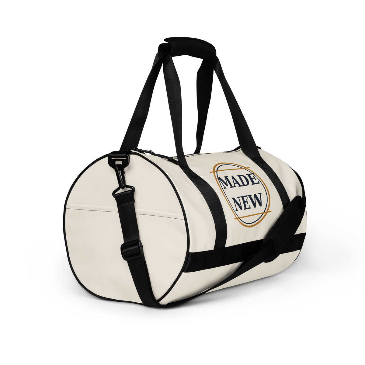 Made New Gym Bag – All-Over Print Gym Bag, right side angle view