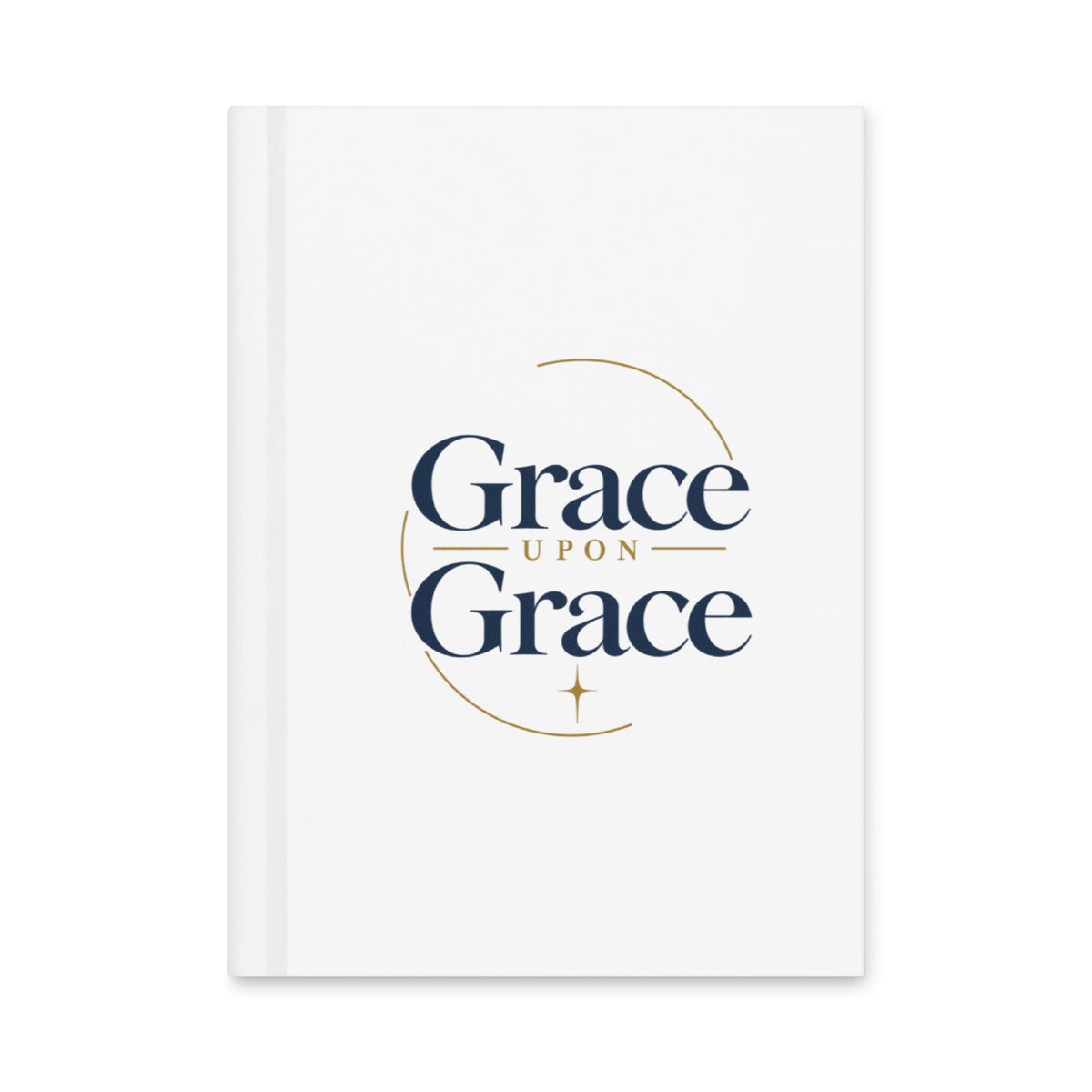Grace — Grace Upon Grace Journal in White, Front