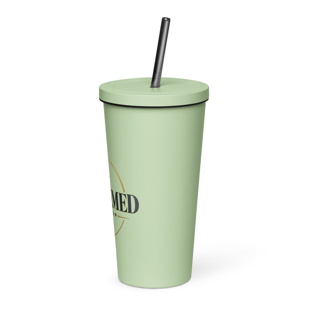 Redeemed — Made New Tumbler in Mint, 20 oz, Left