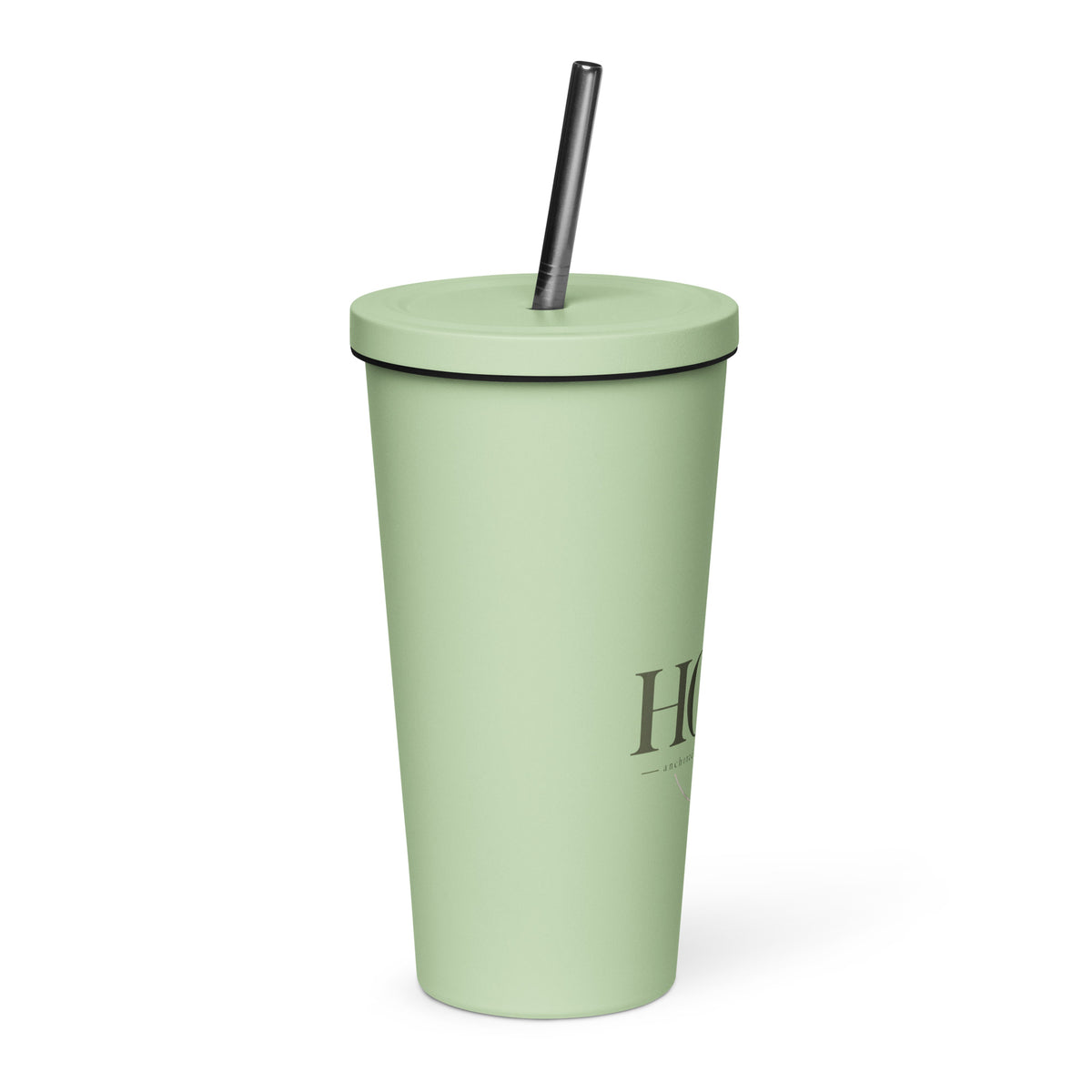 Hope — Anchored in His Promises Tumbler in Mint, 20 oz, Right