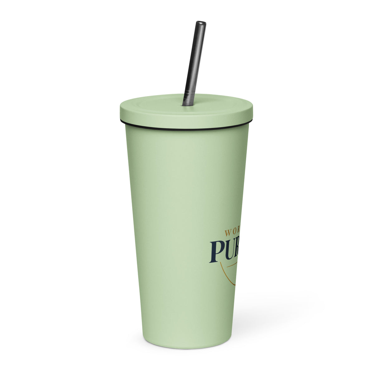 Purpose — Worn With Purpose Tumbler in Mint, 20 oz, Right