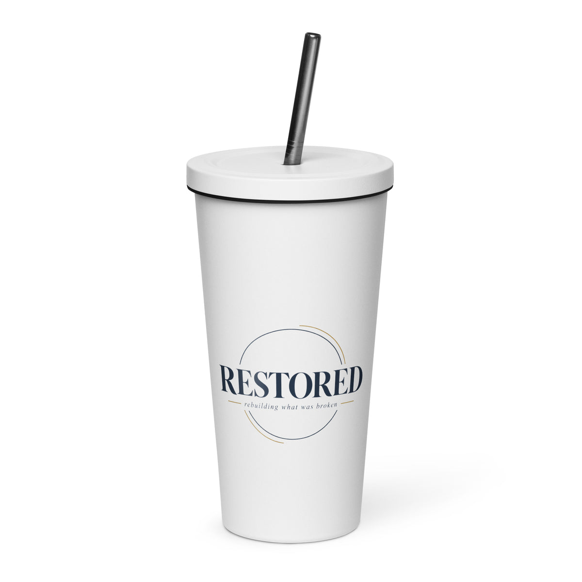 Restored — Made Whole Tumbler in White, 20 oz, Front