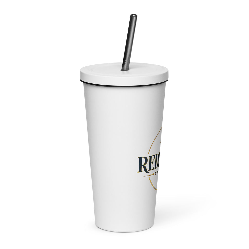 Redeemed — Made New Tumbler in White, 20 oz, Right