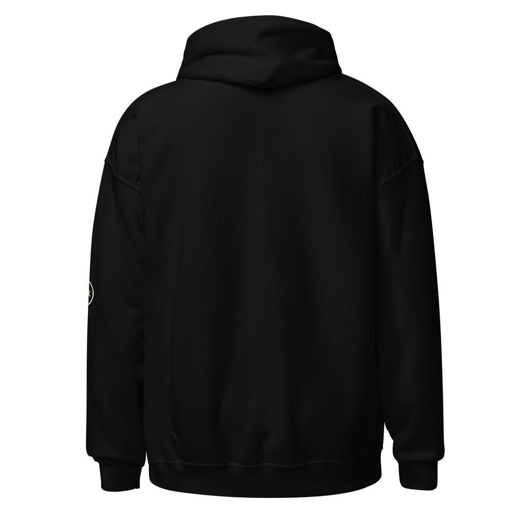 Purpose — Walk by Faith Hoodie in Black, Back