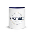 Restored — Made Whole Mug in Dark Blue, 11 oz, Front